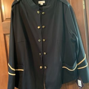 Military style blazer.